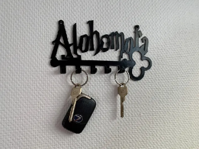 Wall key hanger Alohomora Harry Potter