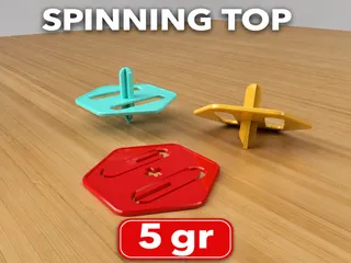 Spinning top Print in place