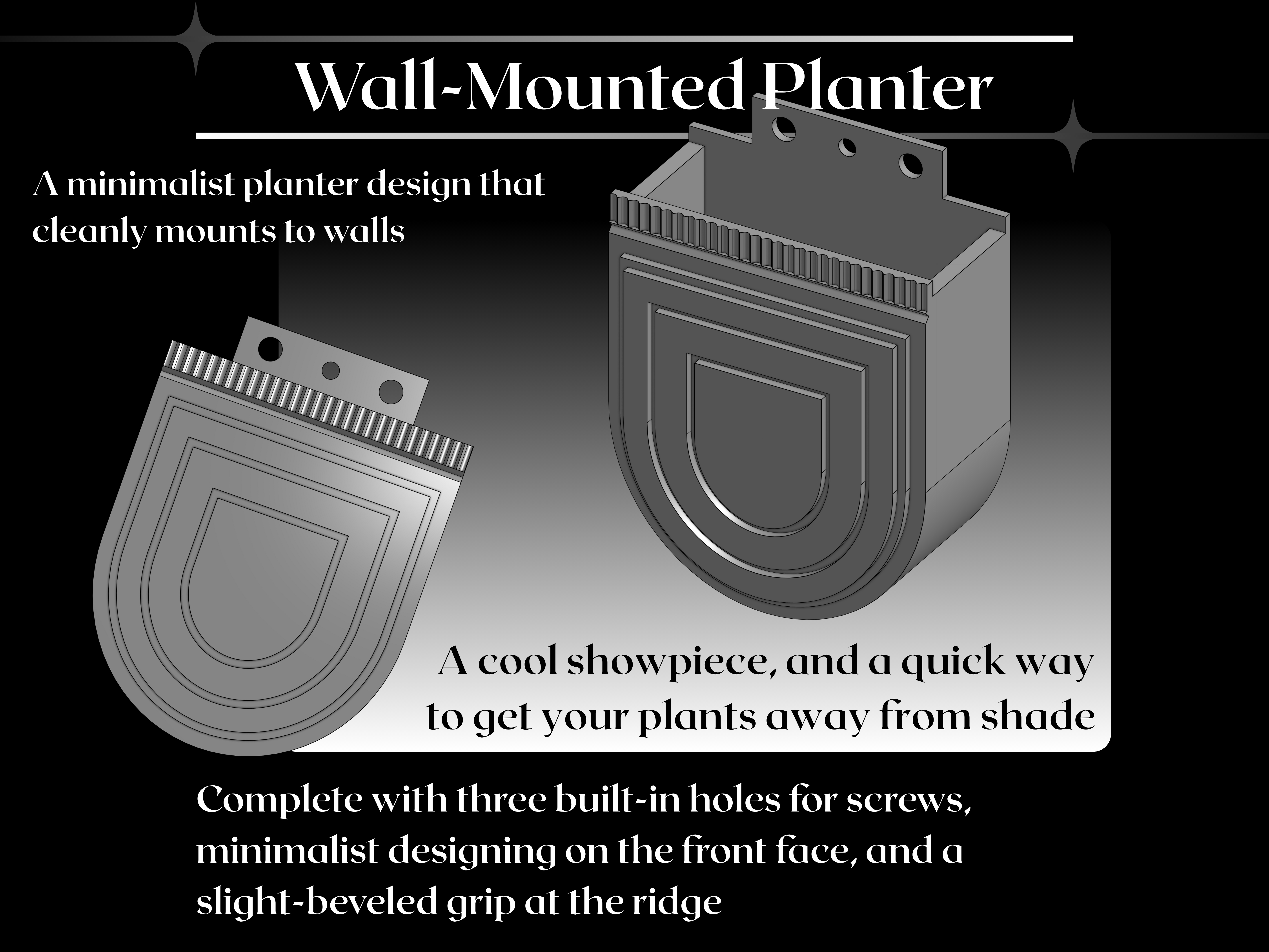 Wall Mounted Planter