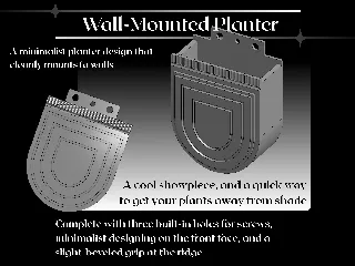 Wall Mounted Planter