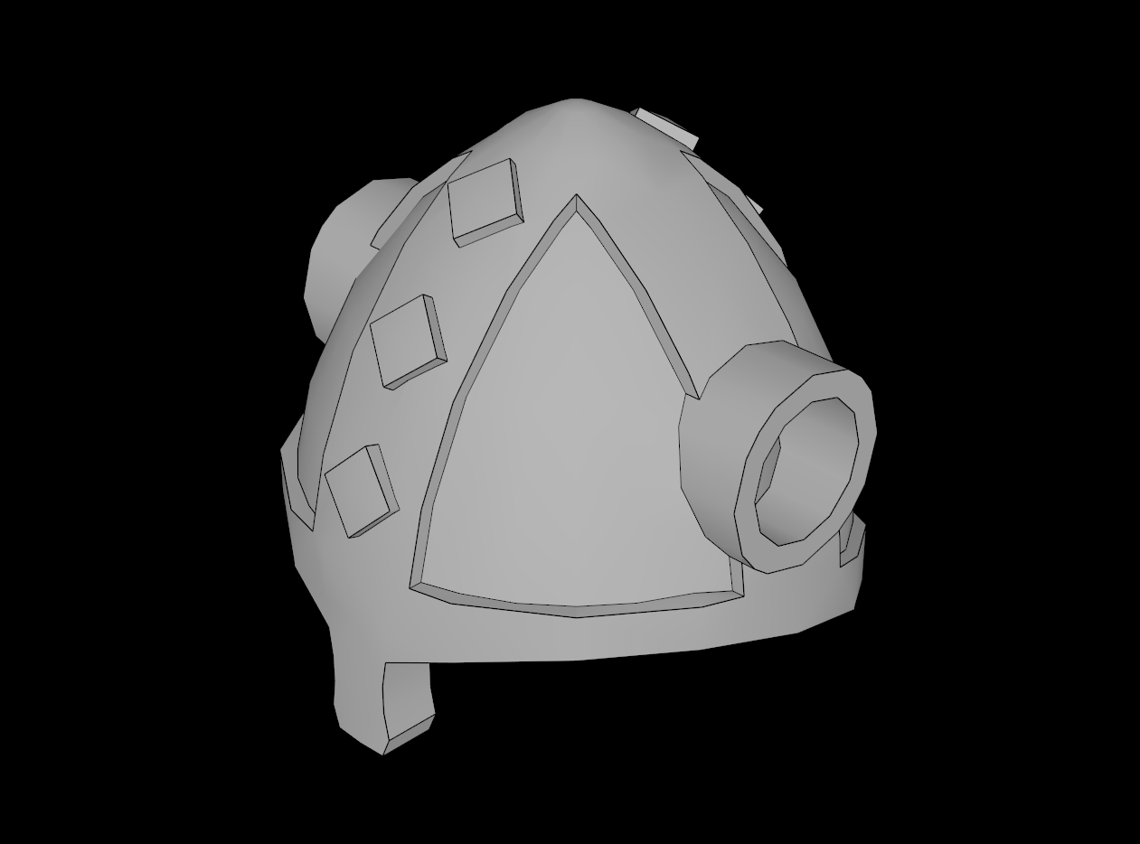 Lego Compatible (53450.dat) Minifig Helmet Viking with Nose Protector