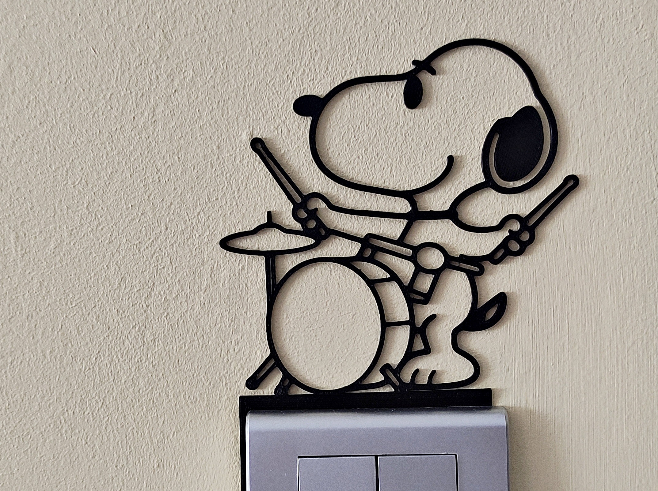 Snoopy Light Switch / Outlet Decoration - Model 56