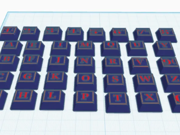Keycaps for keyboard