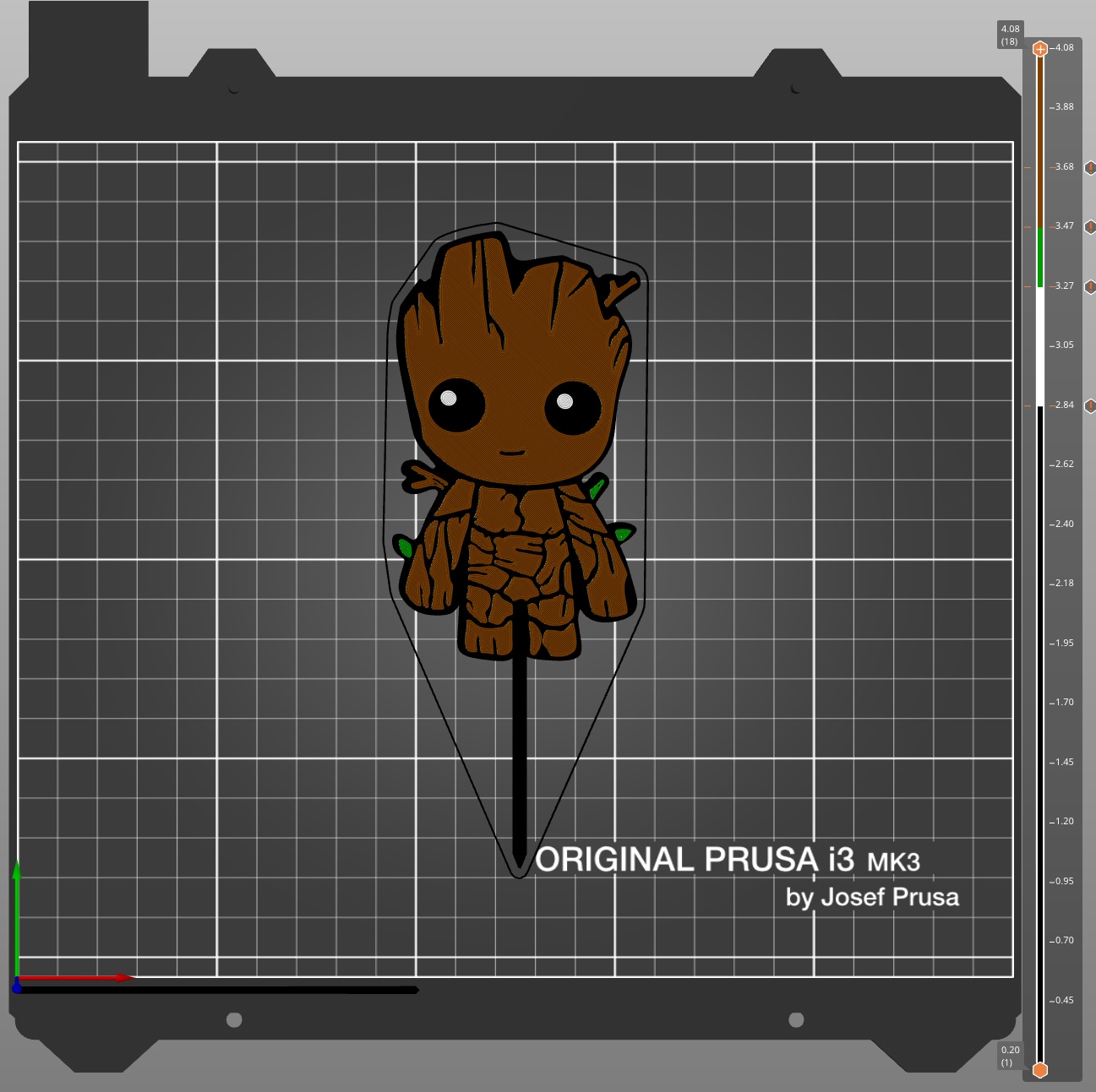 Groot – Zápich do dortu (Groot Cake Topper)