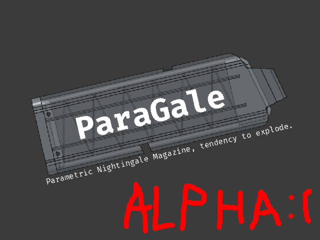 Parametric Nightingale Magazine ALPHA (Supportless[YMMV] Horizontal Print)