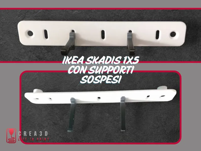 ikea skadis 1x5