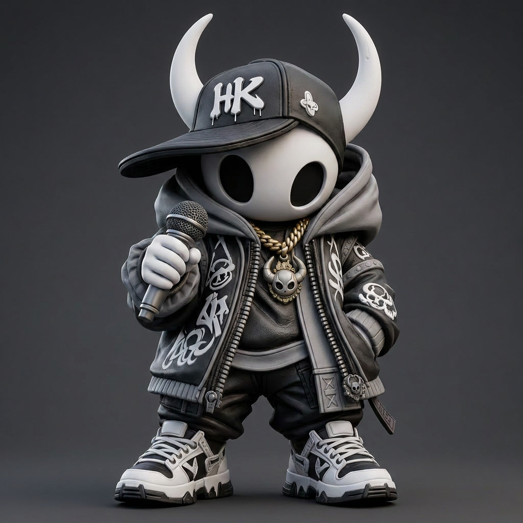 Hip Hop-inspired Hollow Knight collectible
