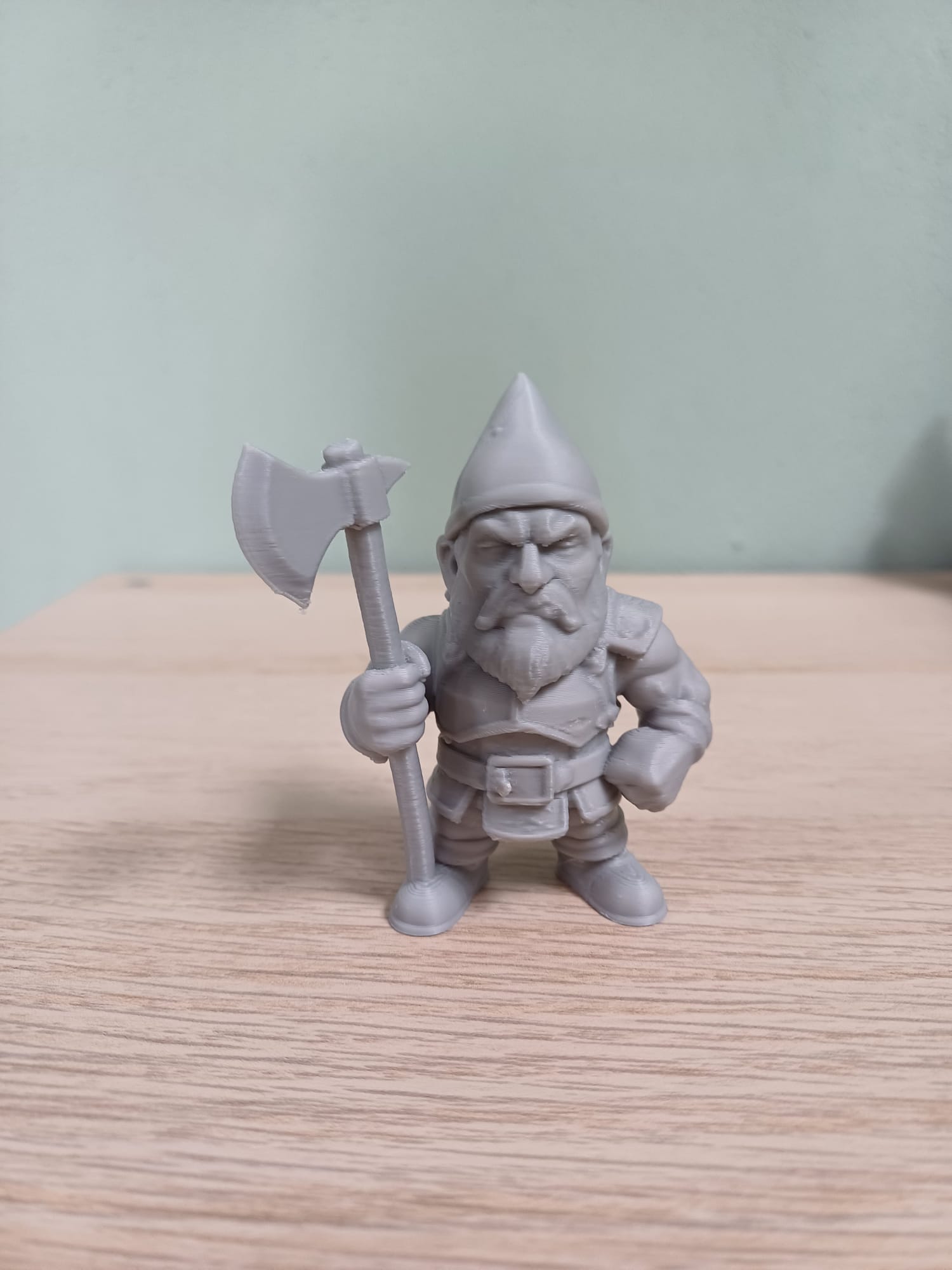 Badass gnome with axe