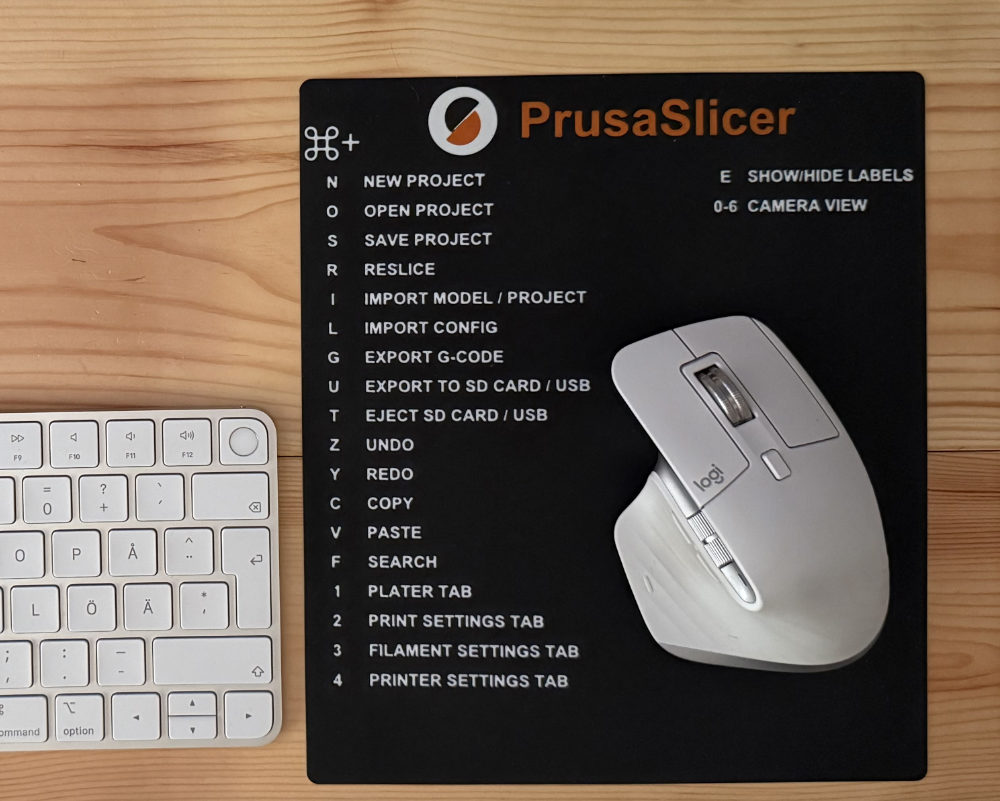 Mouse Pad PrusaSlicer for Mac