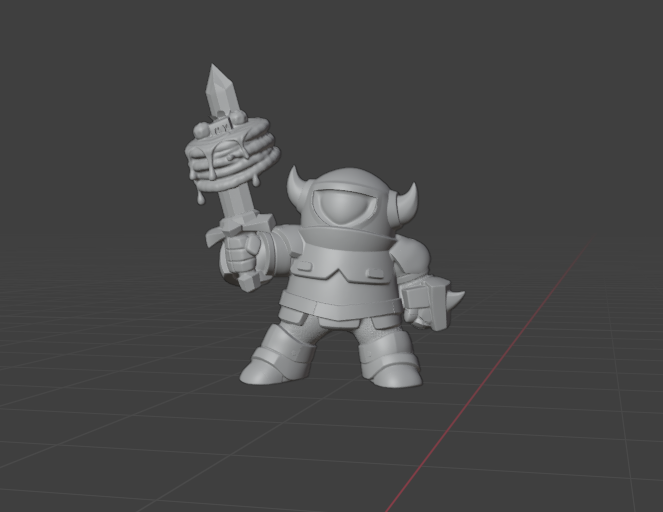 Miniatura 2 do modelo 3D Mini pekka