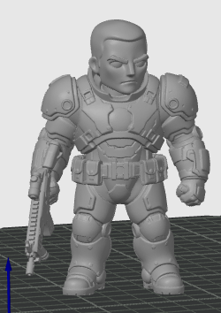 Chibi style Super Soldier 5