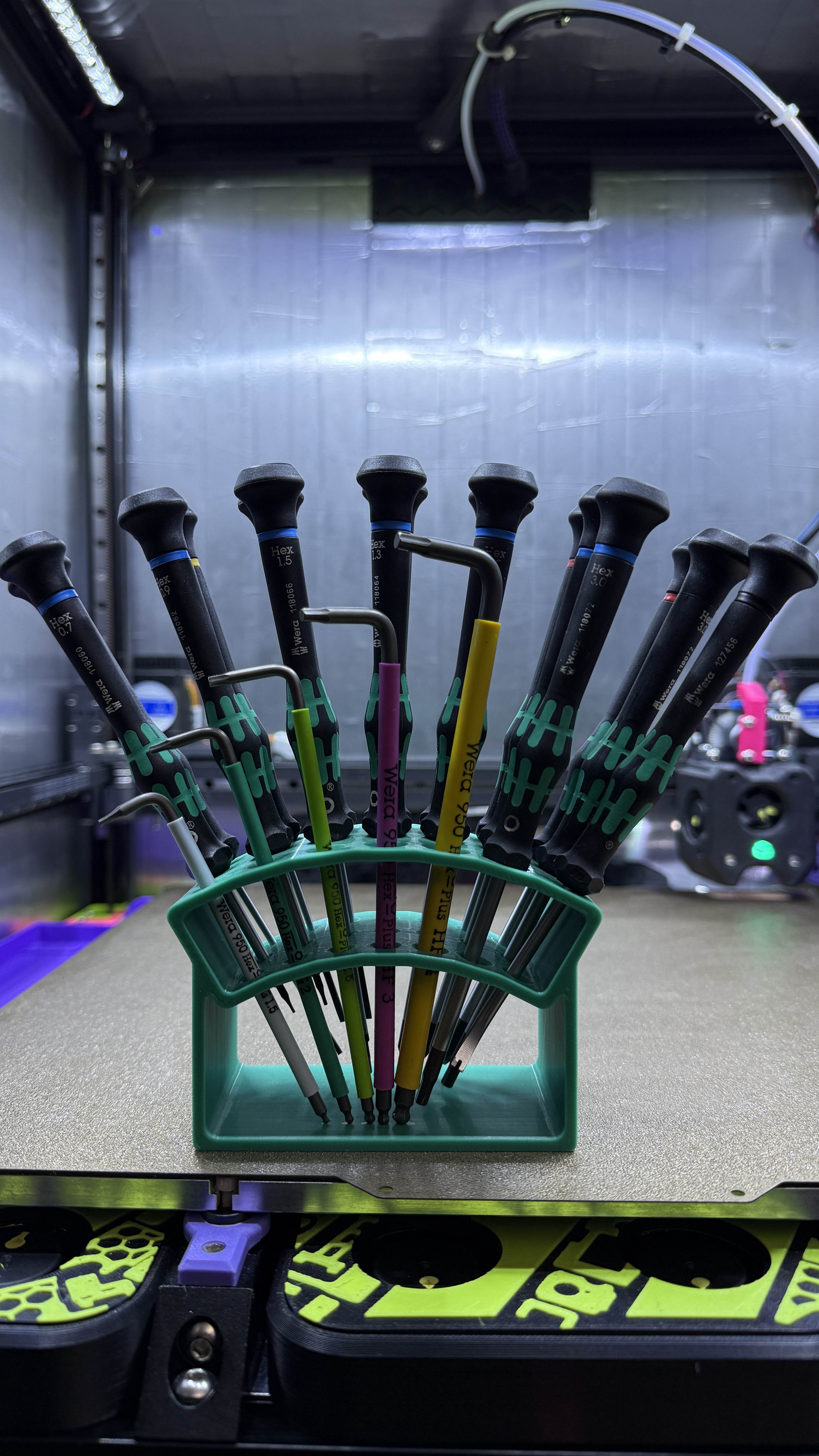 Wera kraftform Micro screwdriver organizer