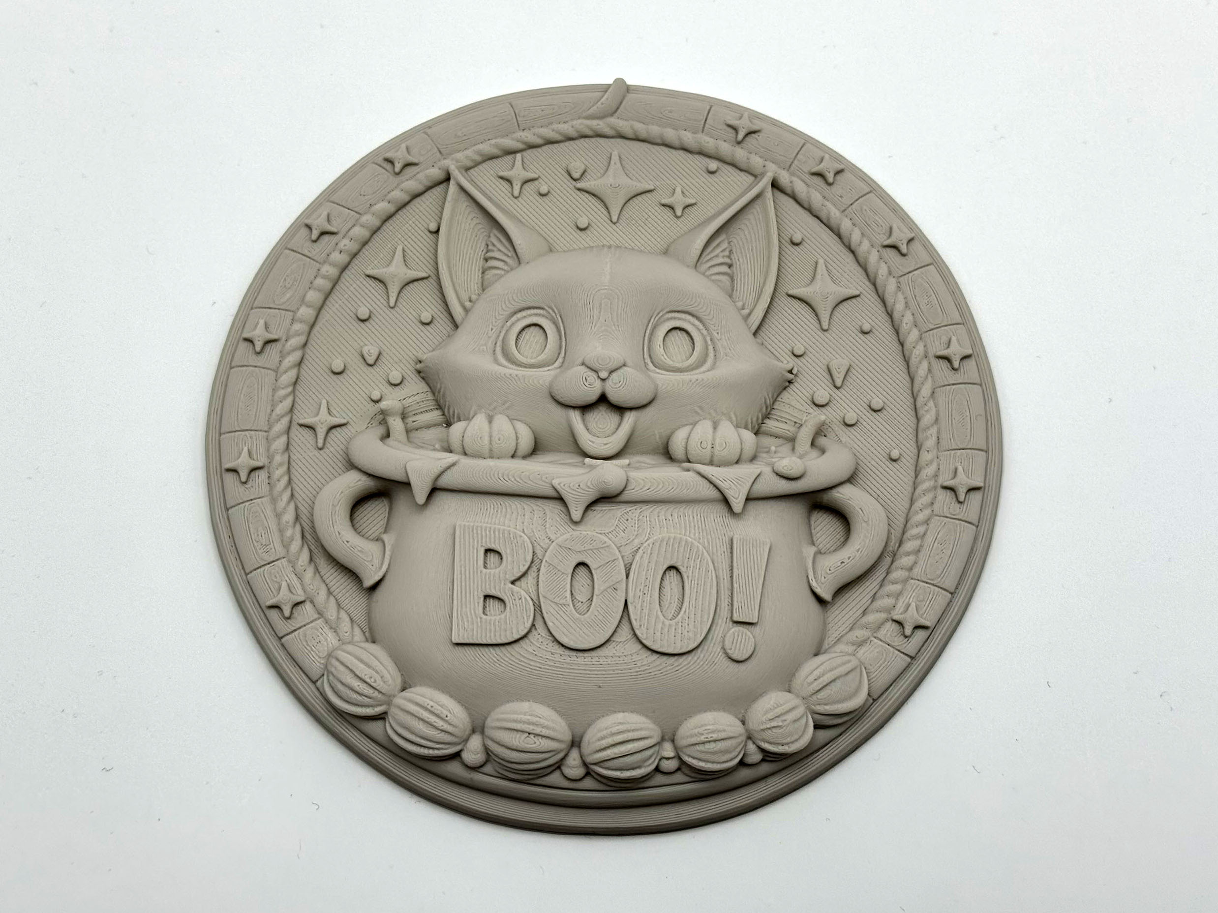 Boo Kitten Wall Decor