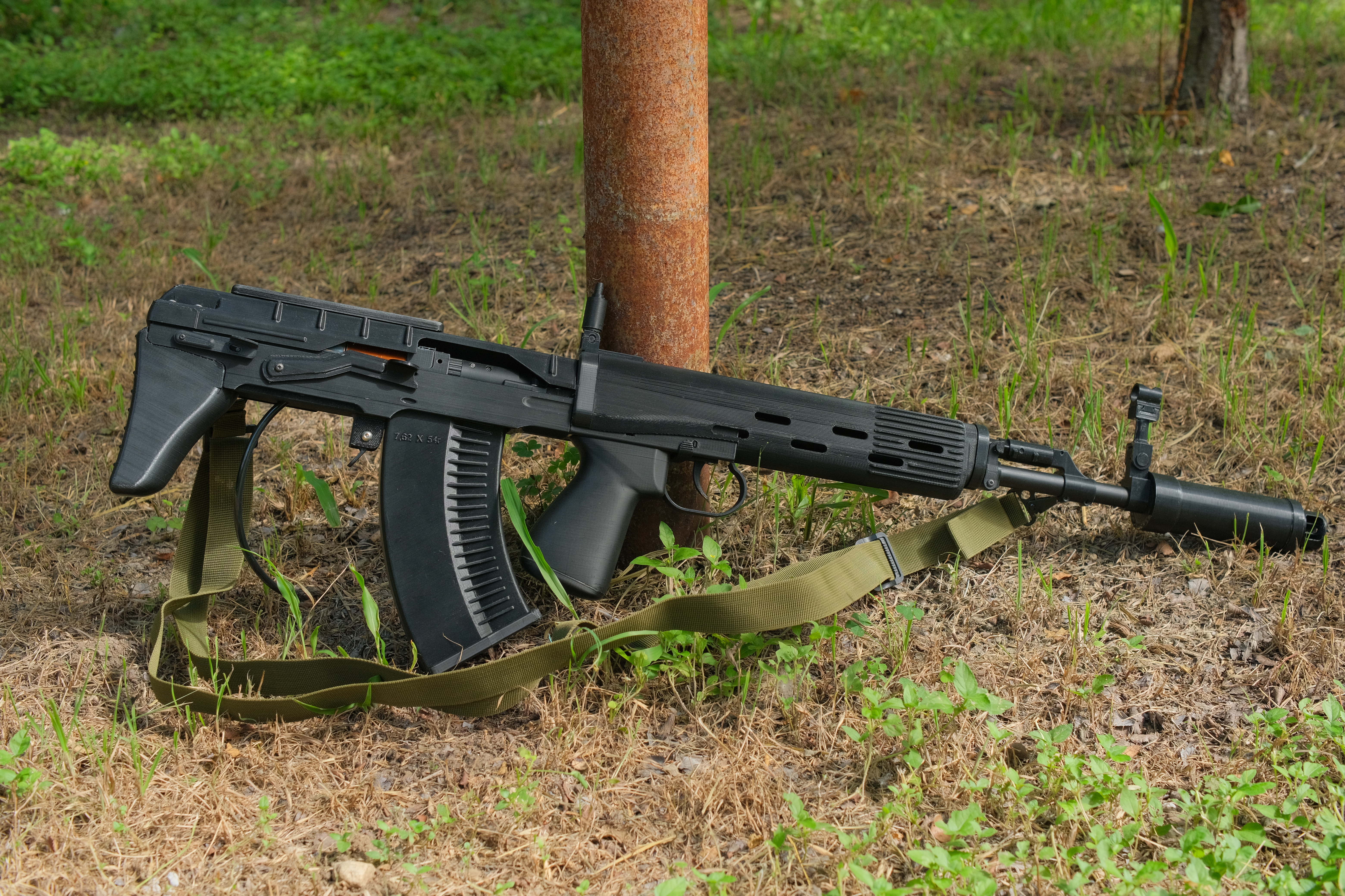 Airsoft HPA Dragunov SVU (With CAD)