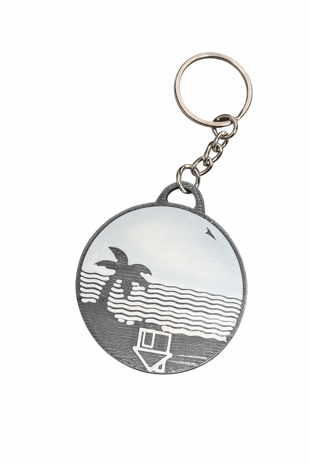 The Neighbourhood Logo Keychain – 3D Printed Music Fan Accessory