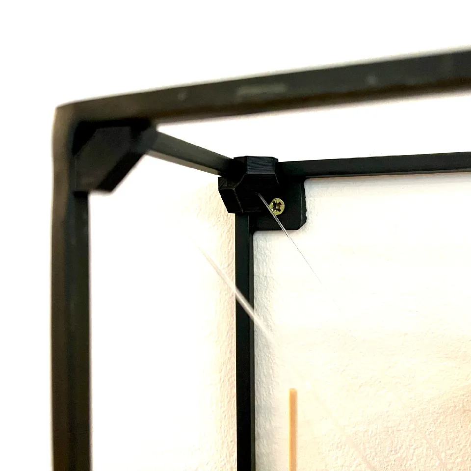 Magnetic Corner Pieces for Floating Displays – Fits IKEA Lindåsen