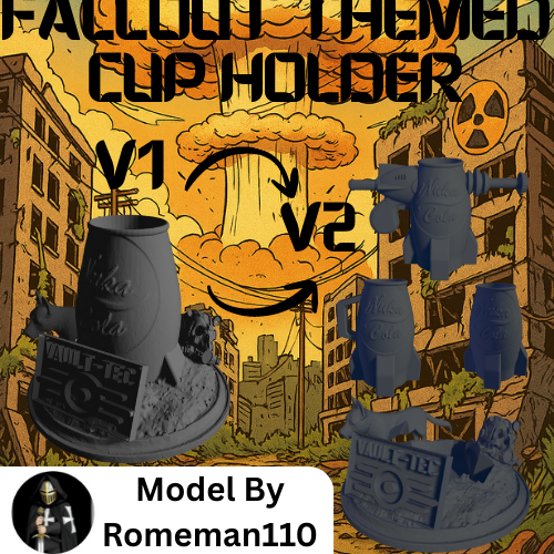 Fallout Can Holder V1.1 (Place for Ice and Perfect Fit Tec.)