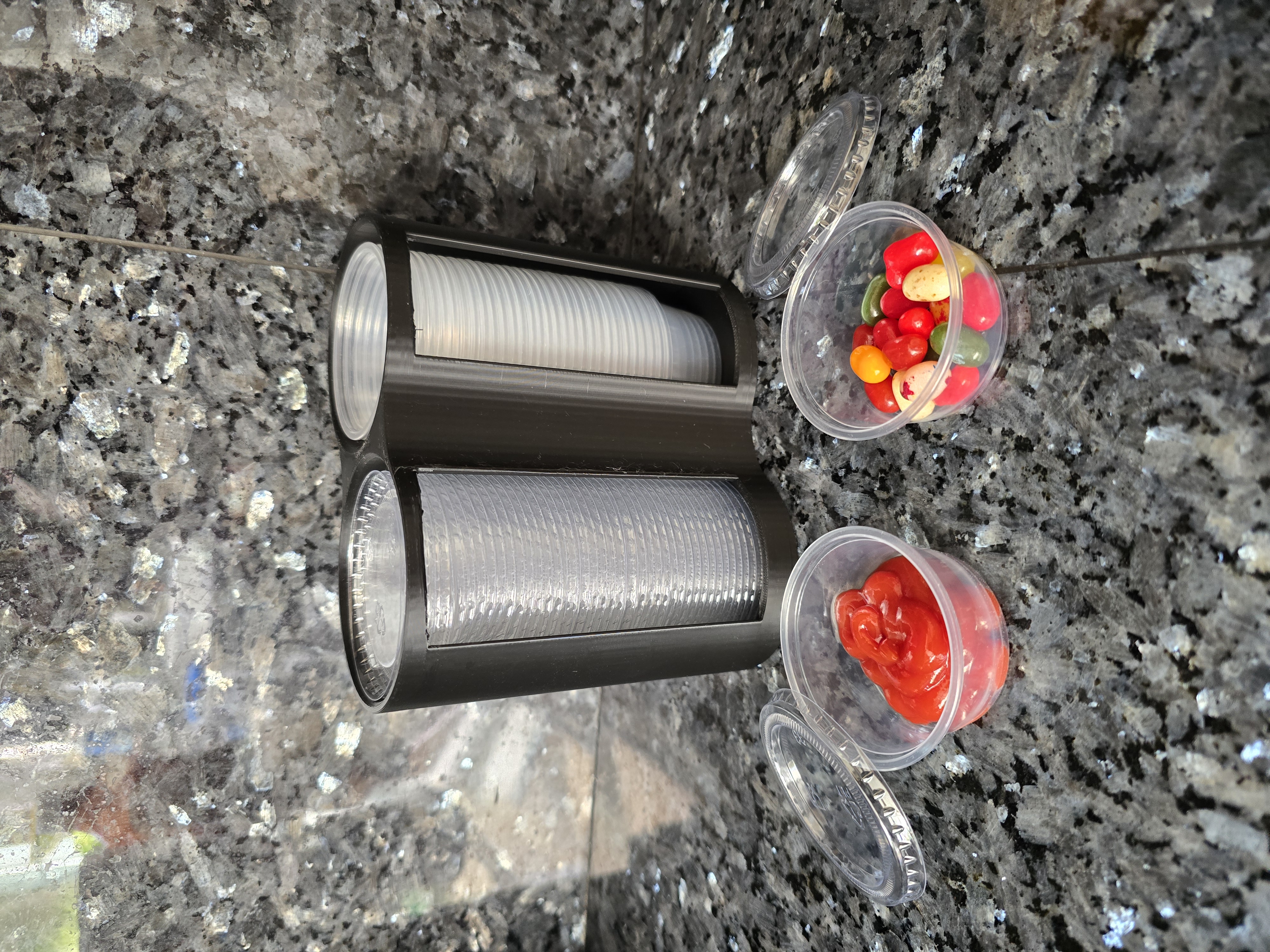 Condiment Cup Holder – Dual Stand (2.75" Opening)