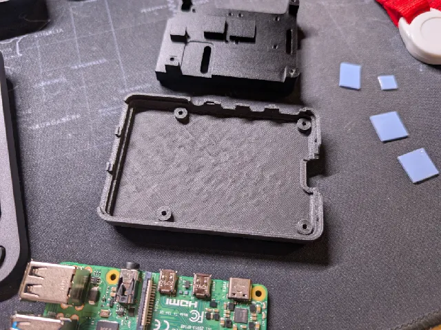 Raspberry Pi 4 Model B Case Base with Magnets for Armor Case