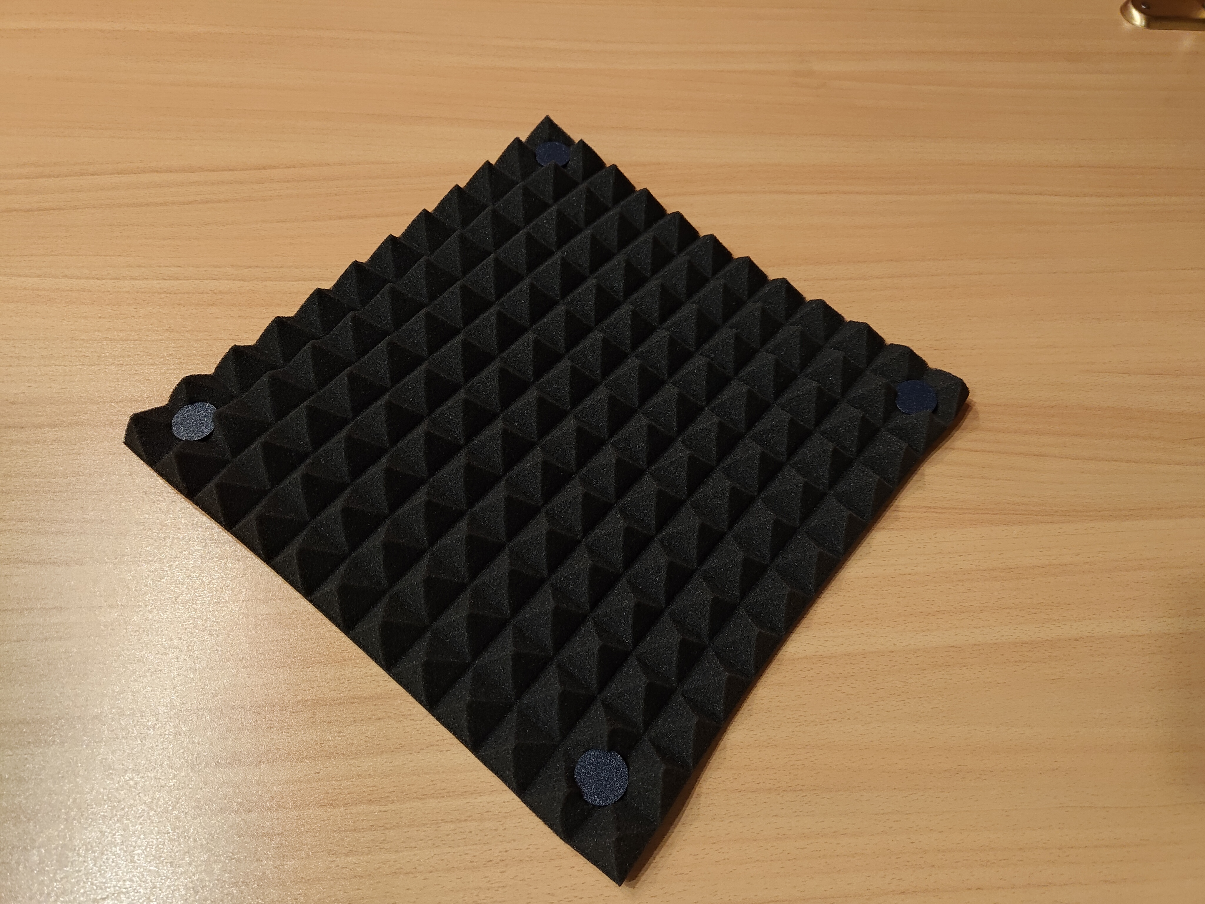 Button clip for acoustic pannels ,easy peal double sided tape