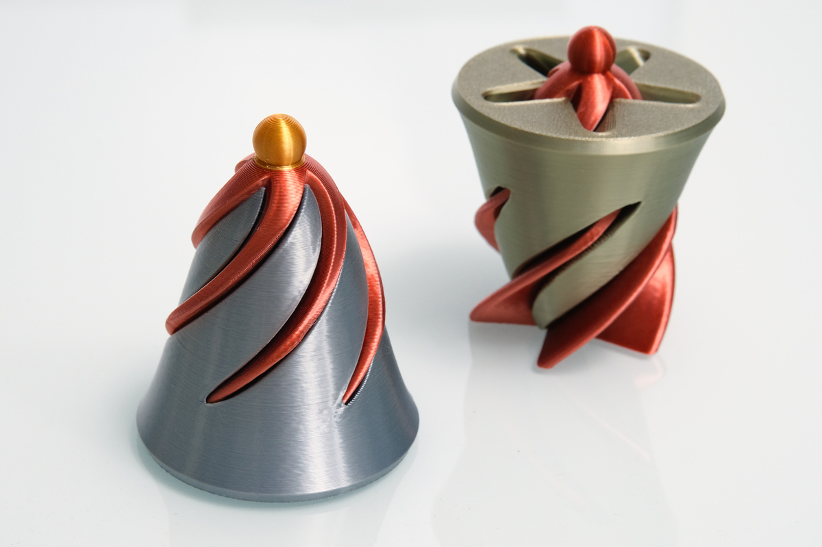 Bell shaped impossible passthrough toy - FreeCAD