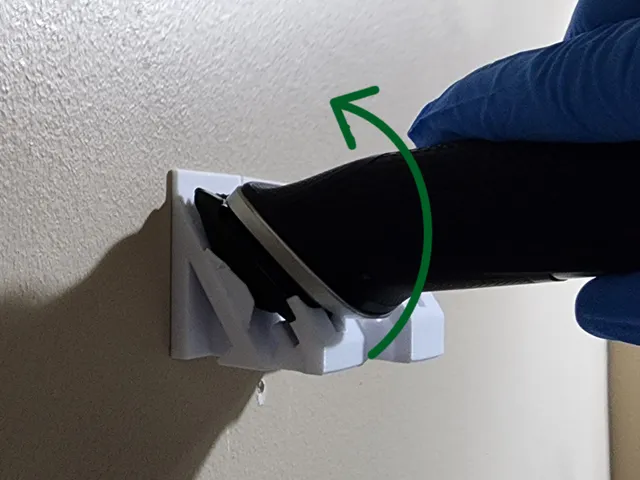 One-handed easy switch racks for Philips Multigroom