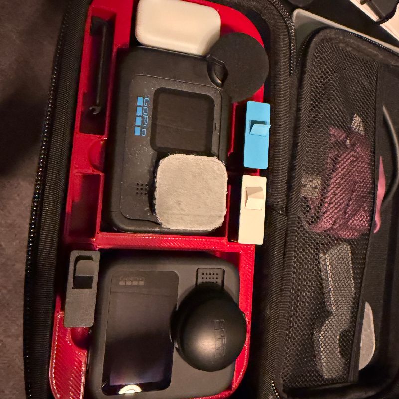 GoPro Hero and GoPro Max 2 Case Insert by imattis | Download free STL ...