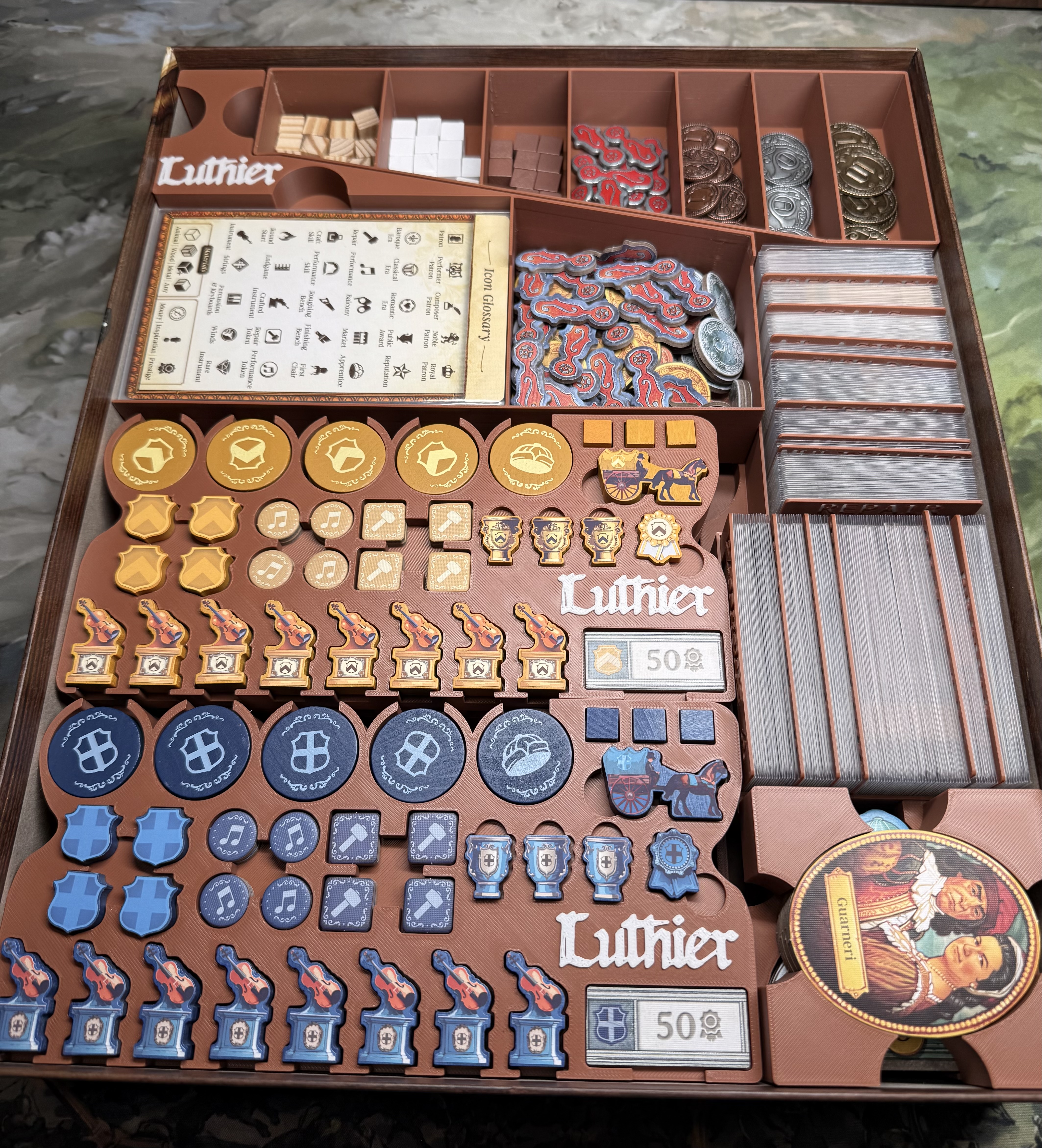 Luthier - Retail Box + Promos + Deluxe Addons Sleeved Insert