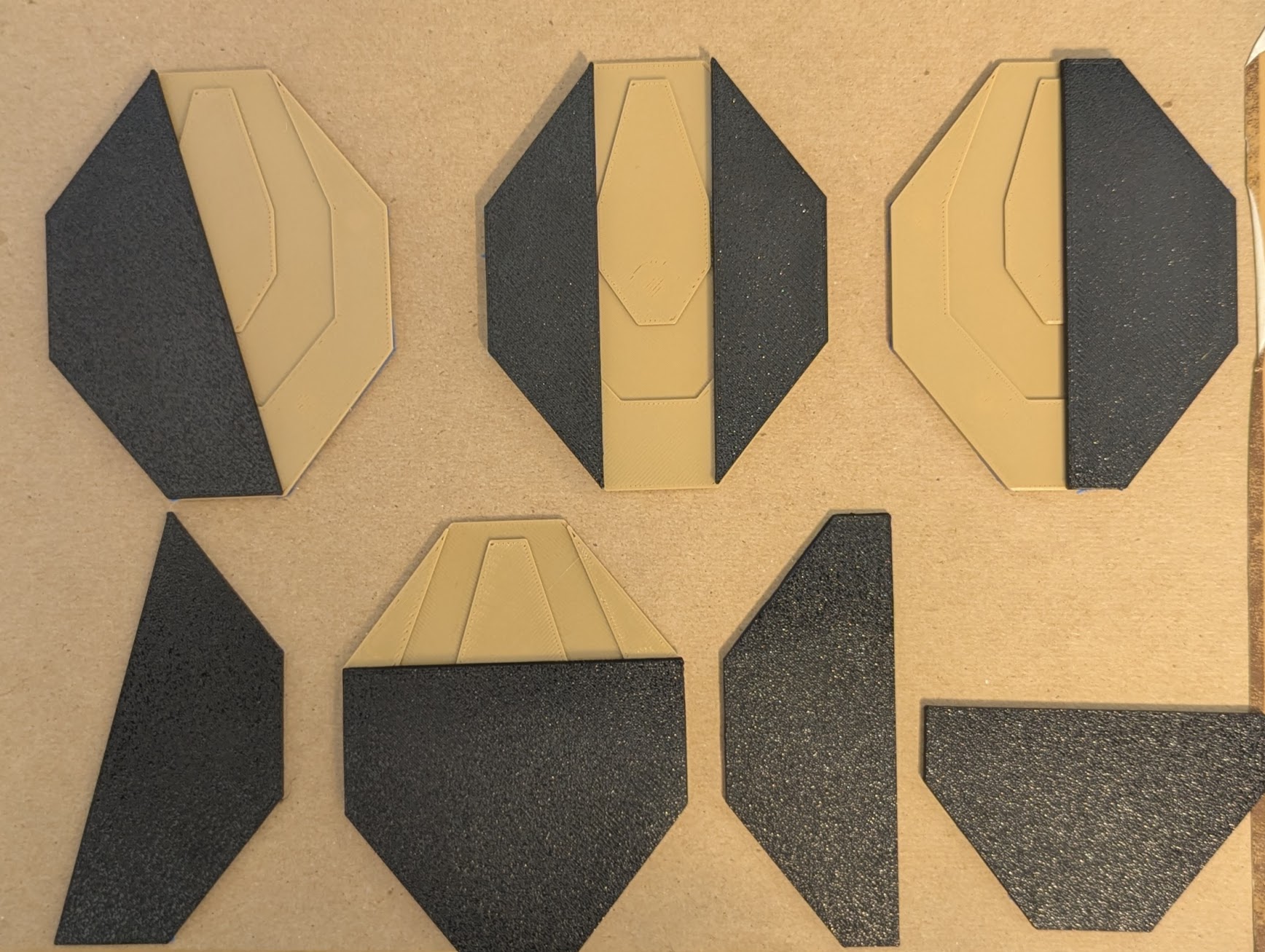Configurable IPSC 1/6th scale Targets