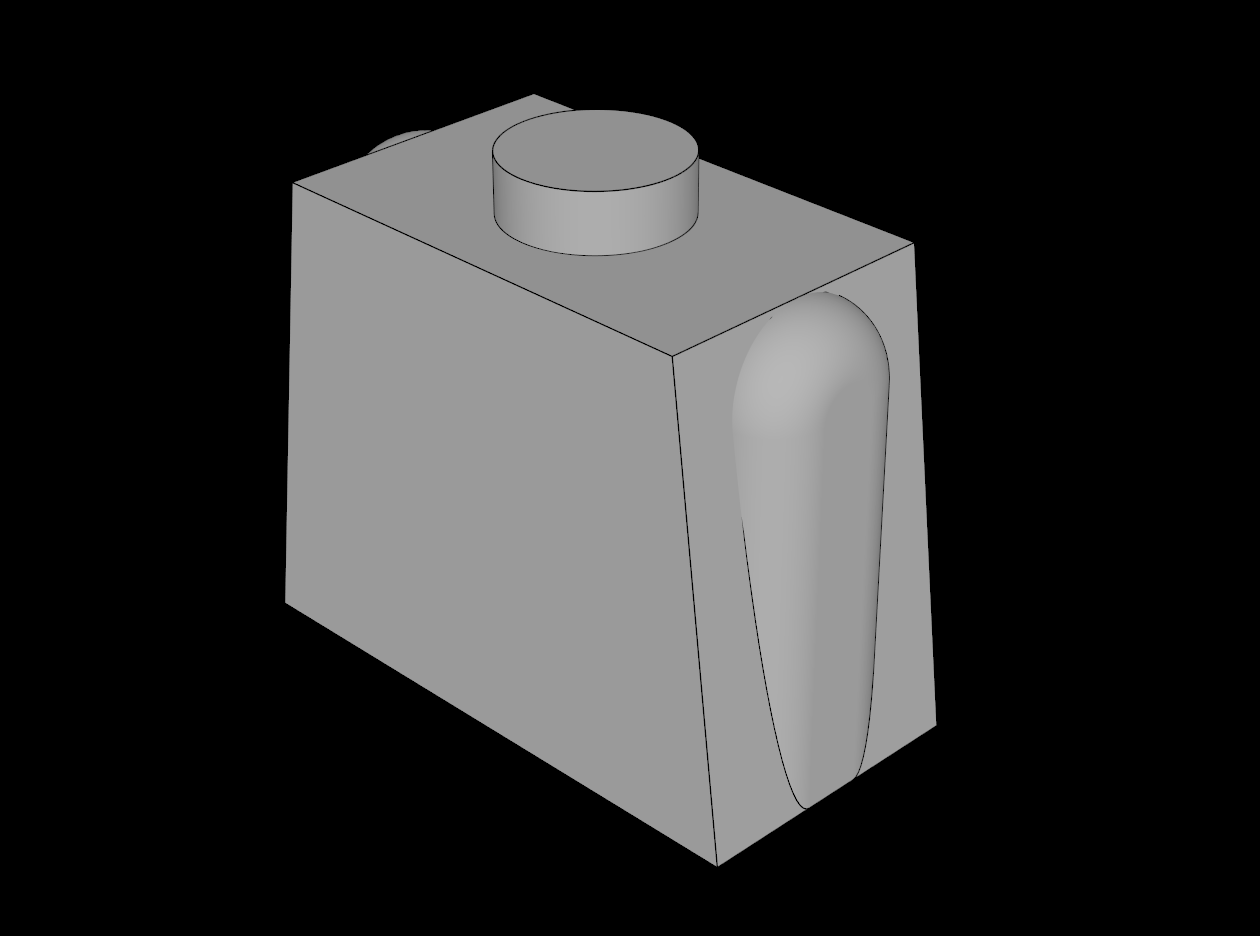 Lego Compatible (17.dat) Minifig Torso with Integral Arms