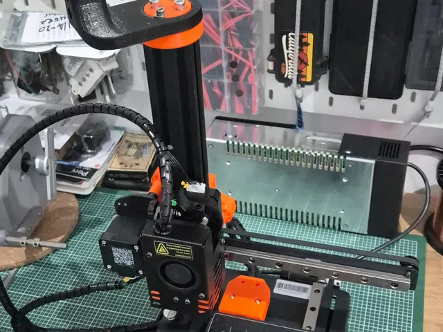 Remix of Kingroon KP3S Spool Holder for LMaker Dual Rail Mod