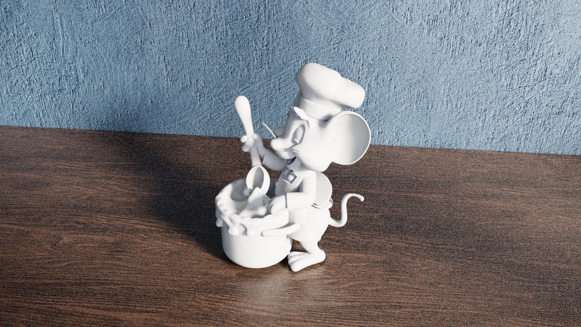 Miniatura 2 do modelo 3D Chef Jerry the Mouse