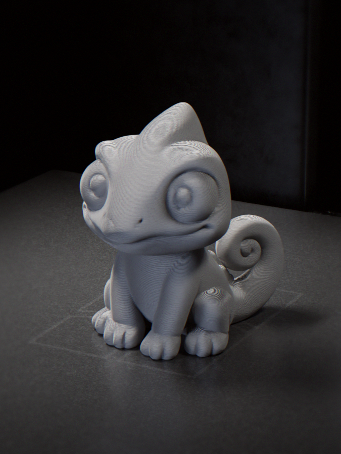 Chameleon Figurine Animal 3D Printable 3D model by José Pedro