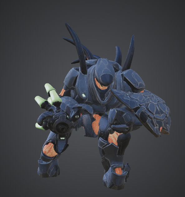 Halo HUNTER model