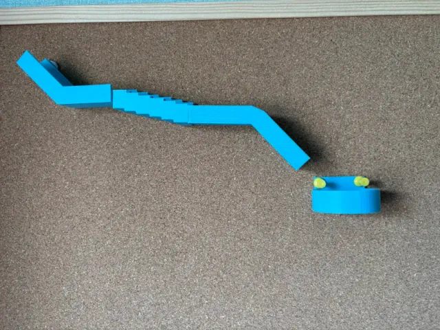 easy to print marble run track!