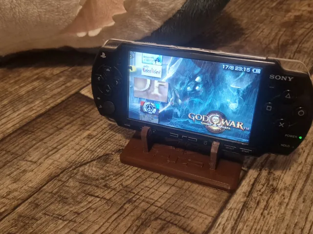 Sony PSP display stand with logo