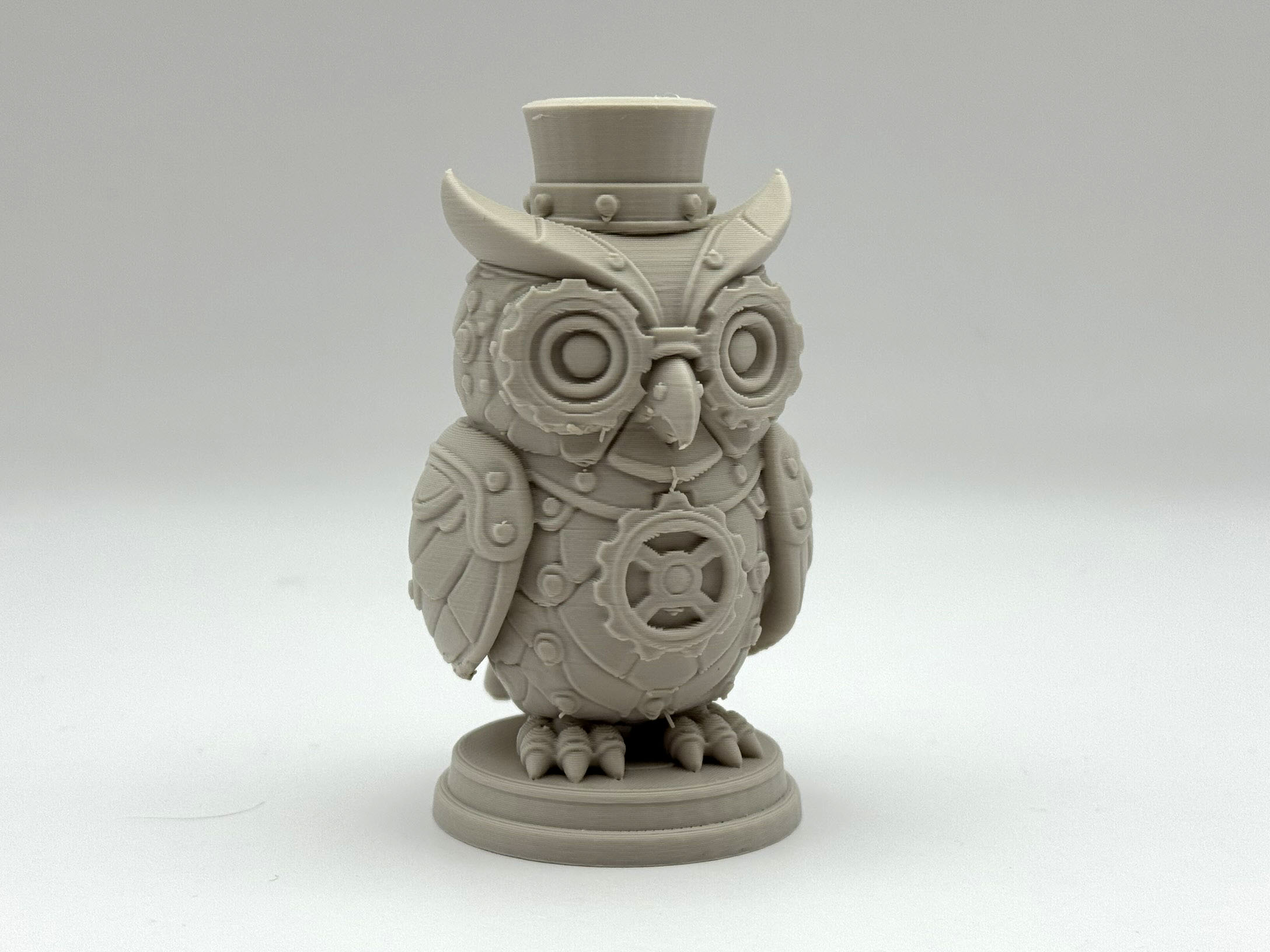 Steampunk Owl Figurine