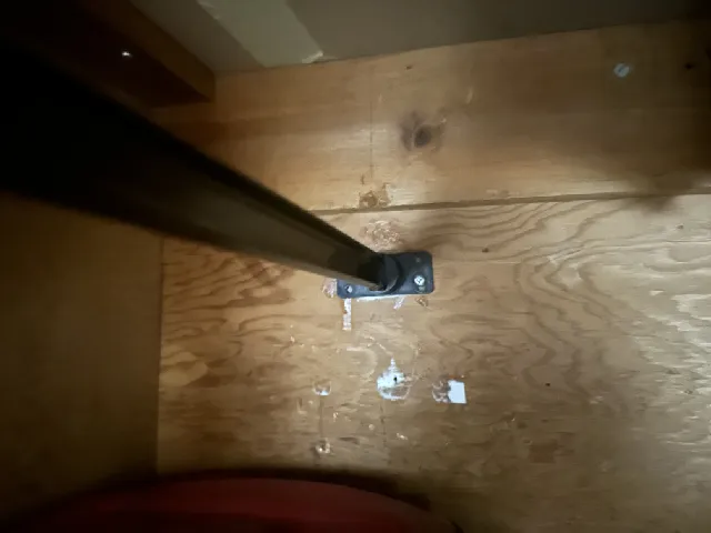 old kitchen drawer rail bracket