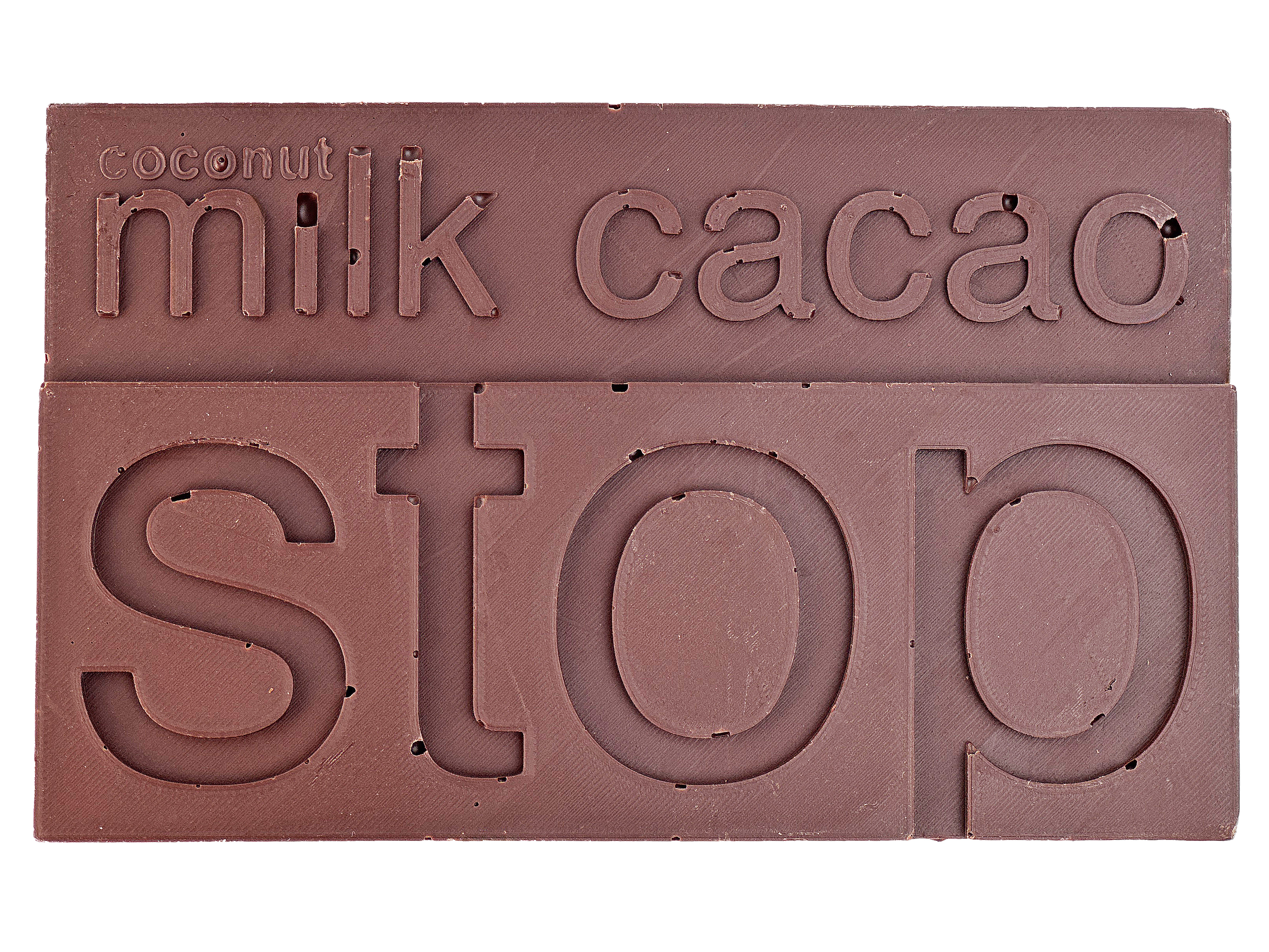 STOP coconut milk chocolate bar