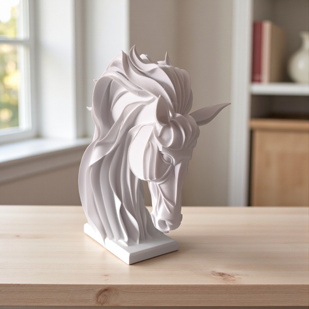 Beautiful Abstract Horse Sculpture — thumbnail 2