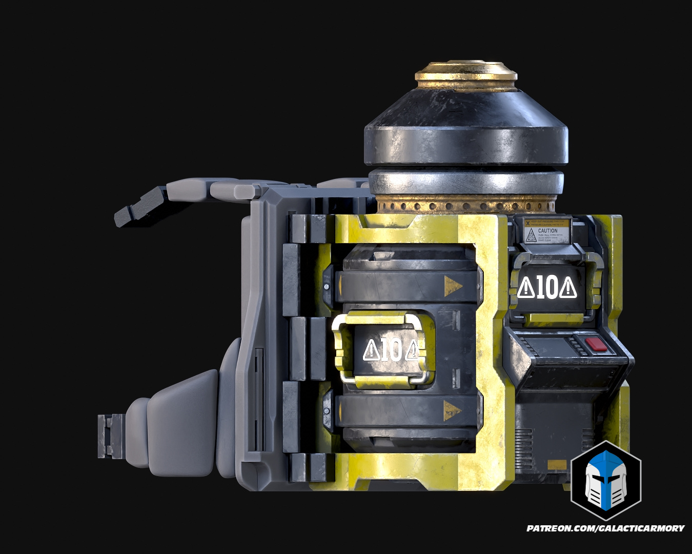 HD2 - Hellbomb Backpack - 3D Print Files — thumbnail 8