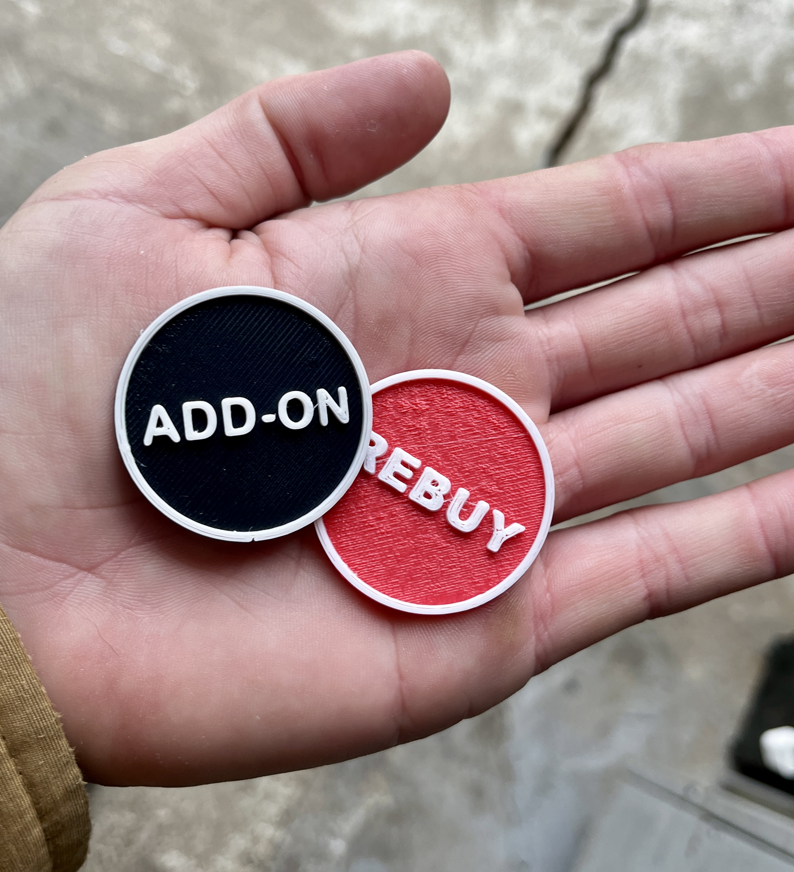 Rebuy & Add-On Poker Chips