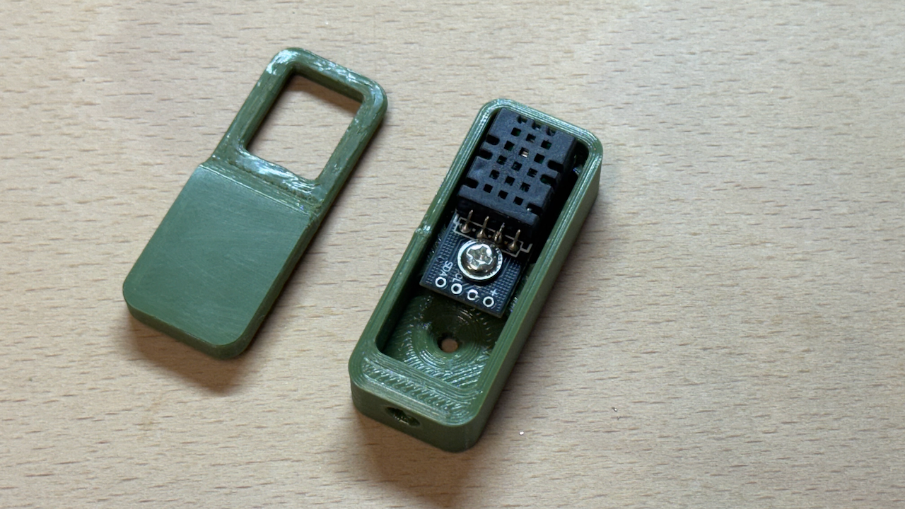 Miniatura 8 do modelo 3D DHT20 Sensor Case Housing