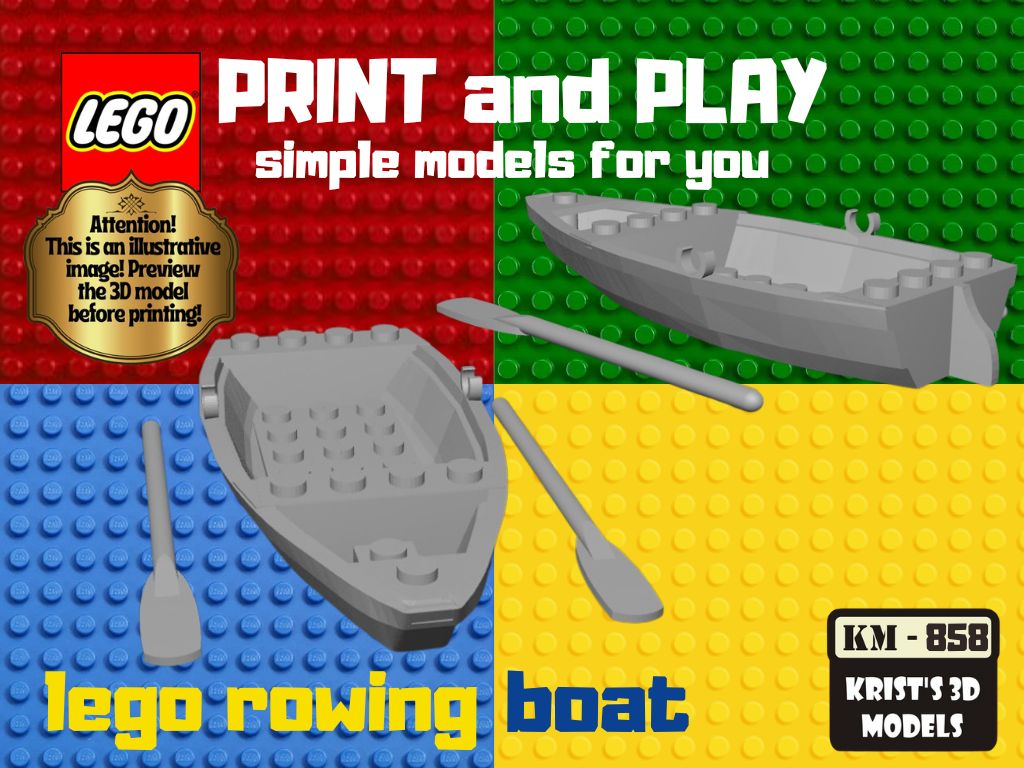 lego rowing boat
