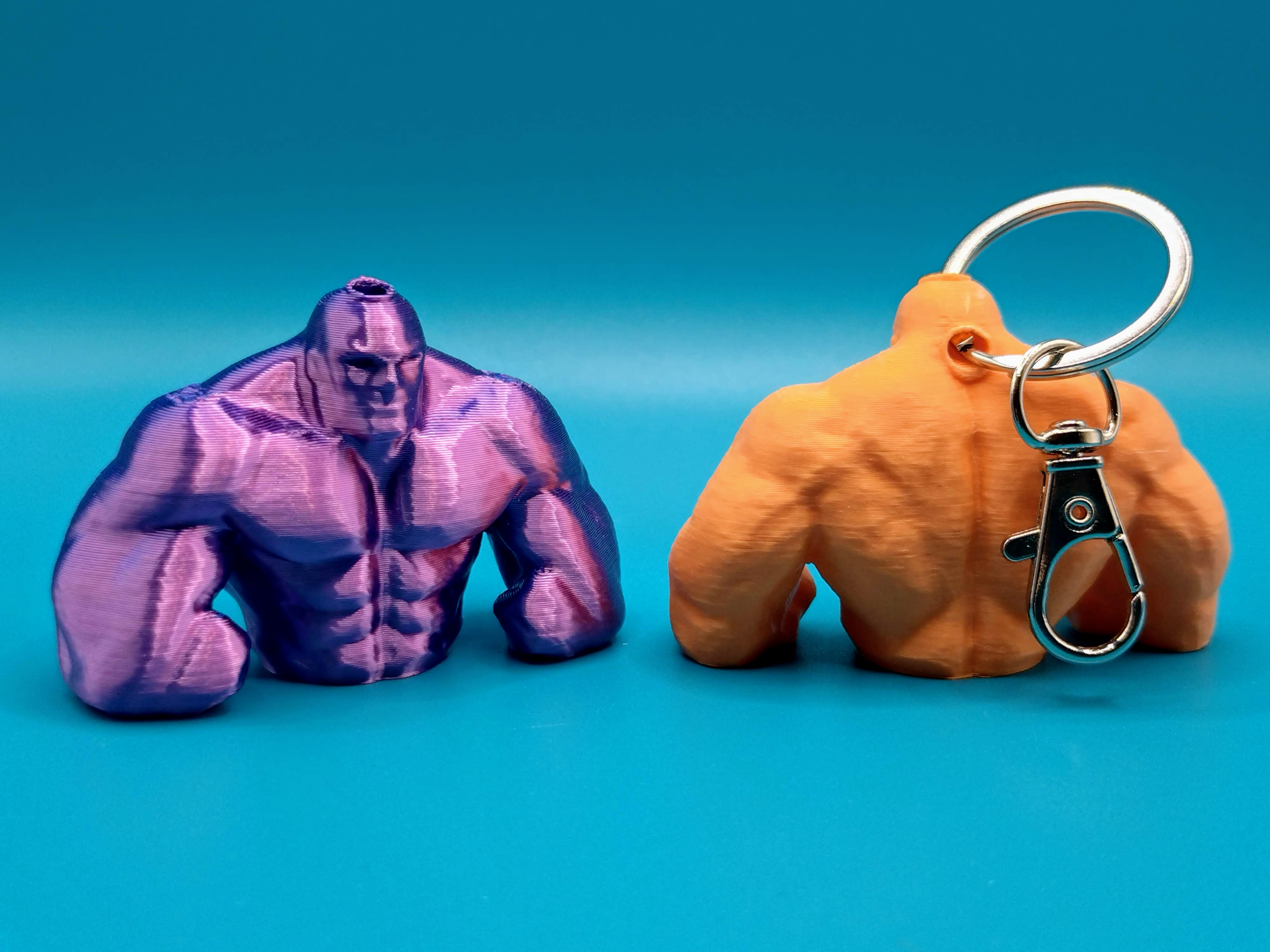 Strongman keychain / pendant