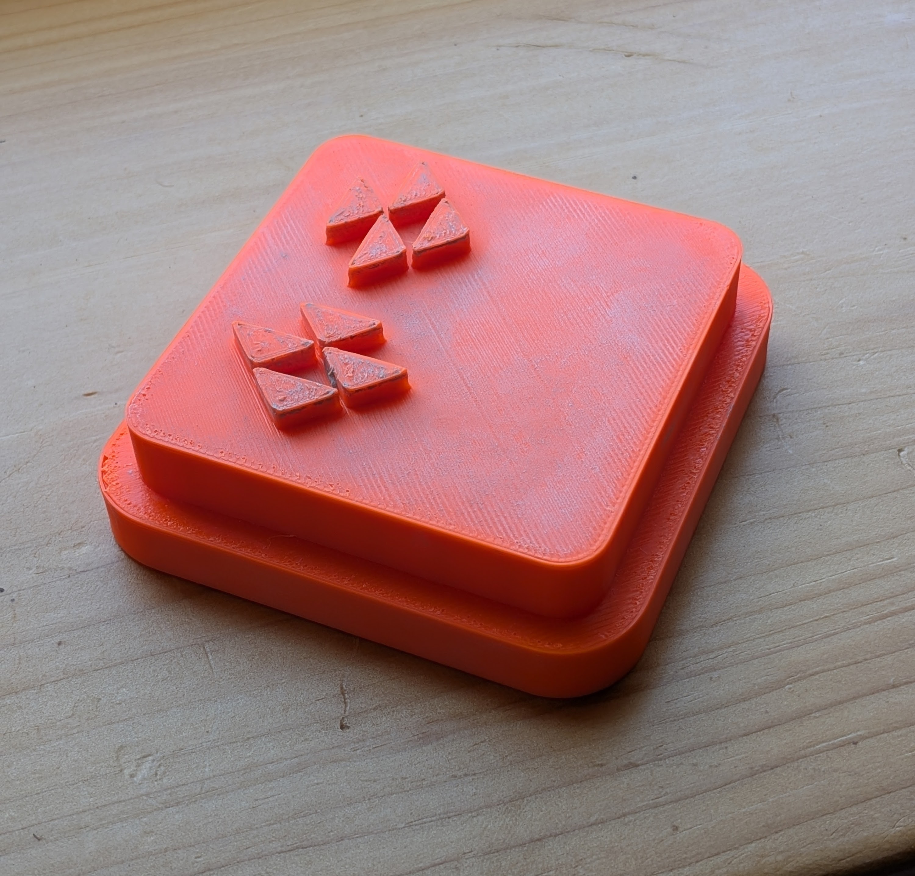 Test Tile Stamper Pattern Triangles 001