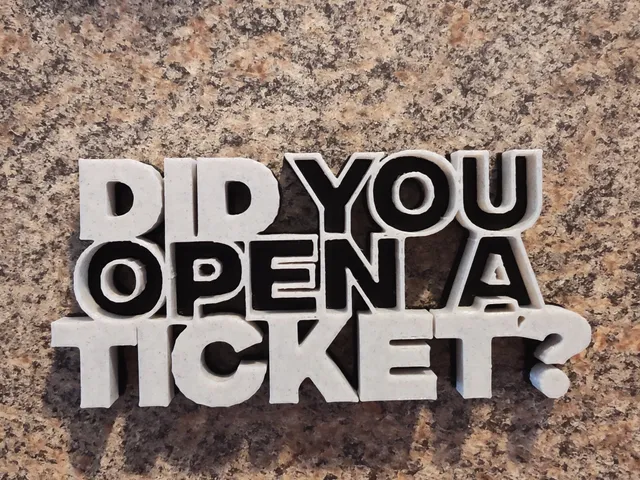 "DID you open a TICKET?" IT quote Deskstand