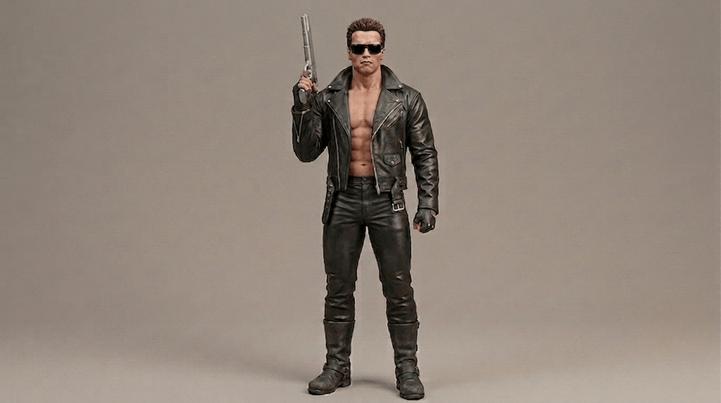 The Terminator - T-800 Black Leather - 1984-FIXED