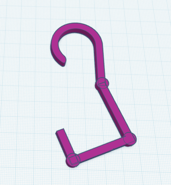 kitchen hook with long arm