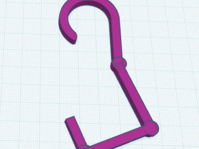 kitchen hook with long arm